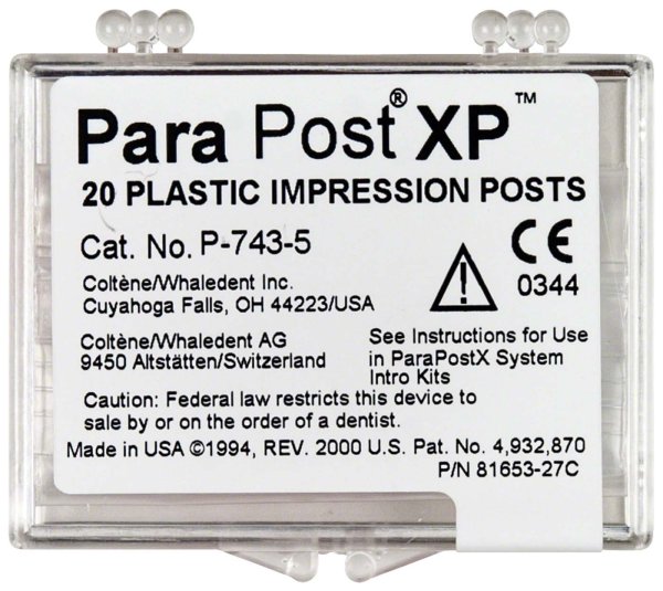 ParaPost® XP™ Abformstifte **Nachfüllpackung** 20 Stück Ø 1,25 mm