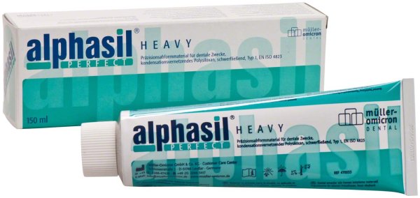alphasil® PERFECT **Tube** 150 ml HEAVY, türkis