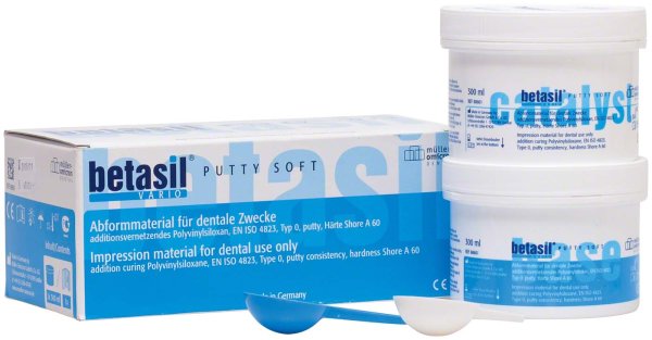 betasil® VARIO PUTTY SOFT 300 ml Base, 300 ml Katalysator soft