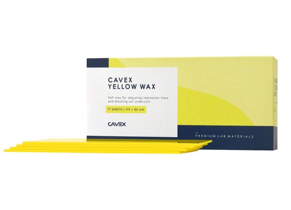 Cavex Yellow Wax 17 Stück gelb