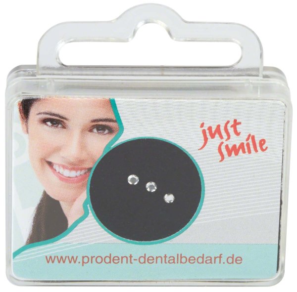 prodental Diamonds Tropfen, weiß, 2,1 x 3,7 mm, Brillantschliff