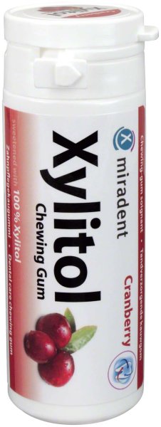 Xylitol Chewing Gum 30 Stück Cranberry