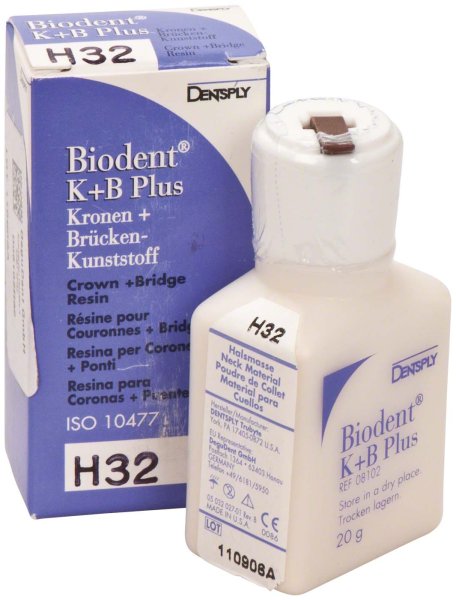 Biodent® K+B Plus Massen 20 g Pulver hals 32