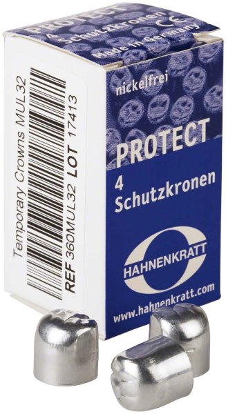 PROTECT Schutzkronen ALU-TEMP 4 Stück MUL32