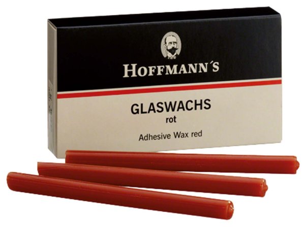 Hoffmann's Glaswachs 70 g Glaswachs, rot