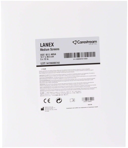 LANEX® Verstärkungsfolie 2 Stück 12,7 x 30,5 cm, medium