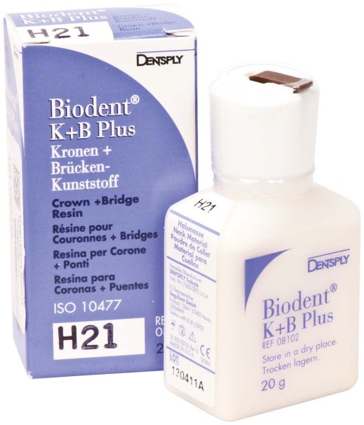 Biodent® K+B Plus Massen 20 g Pulver hals 21