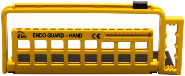 Endo Guard neongelb, 13,7 x 1 x 5,6 cm, für 16 Handinstrumente