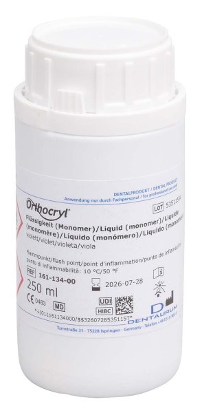 Orthocryl® Flüssigkeit 250 ml Flüssigkeit violett