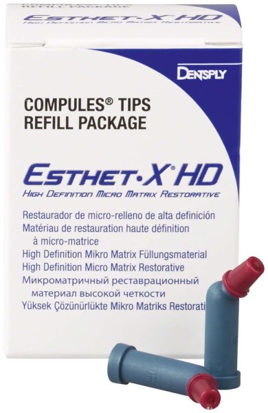 ESTHET•X® HD **Nachfüllpackung** 10 x 0,25 g Tip A4-O