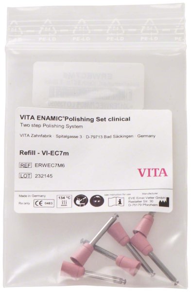 VITA ENAMIC® Polishing 6 Vorpolierer pink, Kelch, VI-EC7m