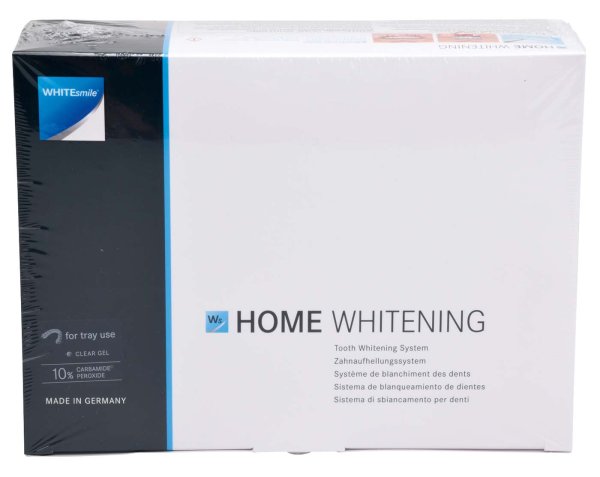 HOME WHITENING **Slim Kit** 8 x 1,2 ml Zahnaufhellungsgel 10 % CP, 2 x 1,2 ml After Whitening Mousse