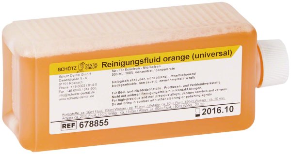 Reinigungsfluid für MicroClean 500 ml, orange universal