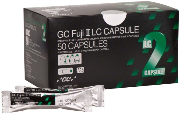 GC Fuji® II LC Capsule Improved 50 Kapseln A3,5
