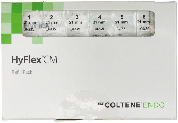 HyFlex® CM 6 Stück 21 mm, Taper.04 ISO 035