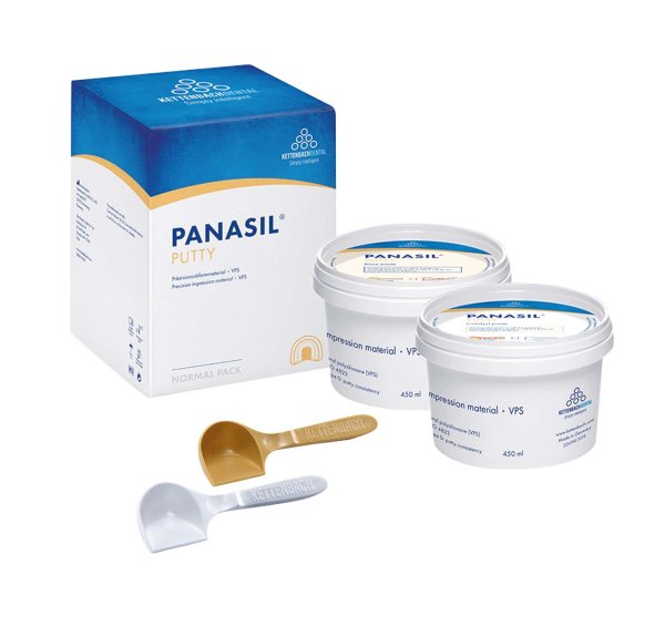 Panasil® Putty **Normalpackung** 450 ml Basispaste, 450 ml Katalysatorpaste, Putty