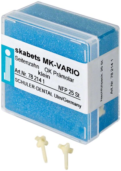 skabets MK-VARIO **Nachfüllpackung** 25 Stück Oberkiefer Prämolar klein