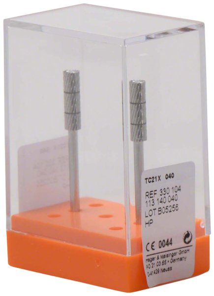 Bone Management 2 Instrumente Figur TC21X, L 14 mm, ISO 040, 104