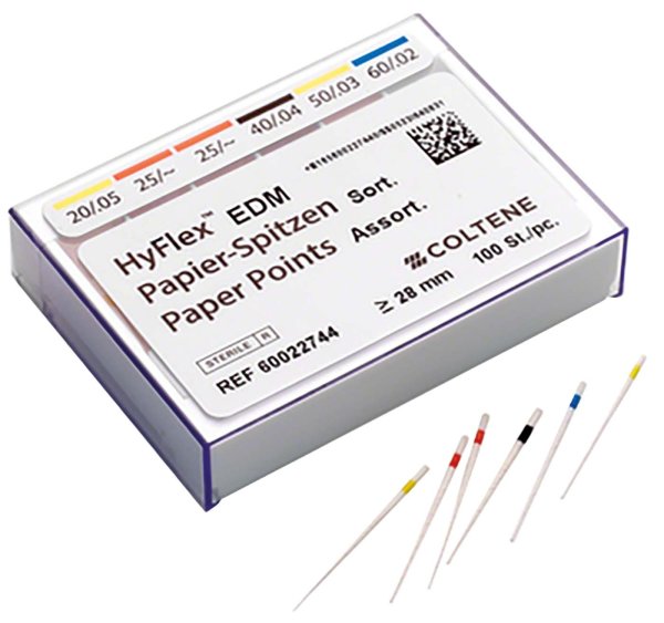 HyFlex™ EDM Papierspitzen 100 Stück sortiert