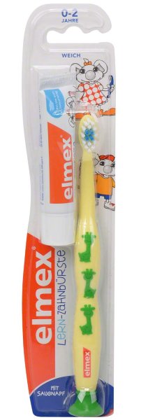 elmex® Lern-Zahnbürste inklusive 12 ml elmex Baby-Zahnpasta