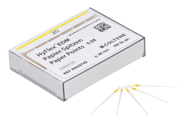 HyFlex™ EDM Papierspitzen 100 Stück EDM 05, ISO 020