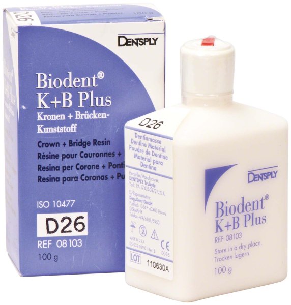 Biodent® K+B Plus Massen 100 g Pulver dentin 26