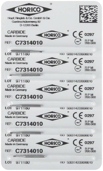 HM-Bohrer C7 5 Stück FG, Figur 233, ISO 010