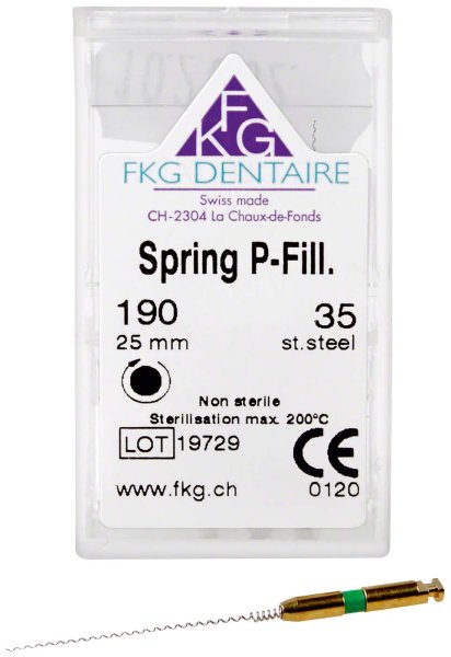 FKG Feder-Pastenstopfer 4 Stück 25 mm ISO 035