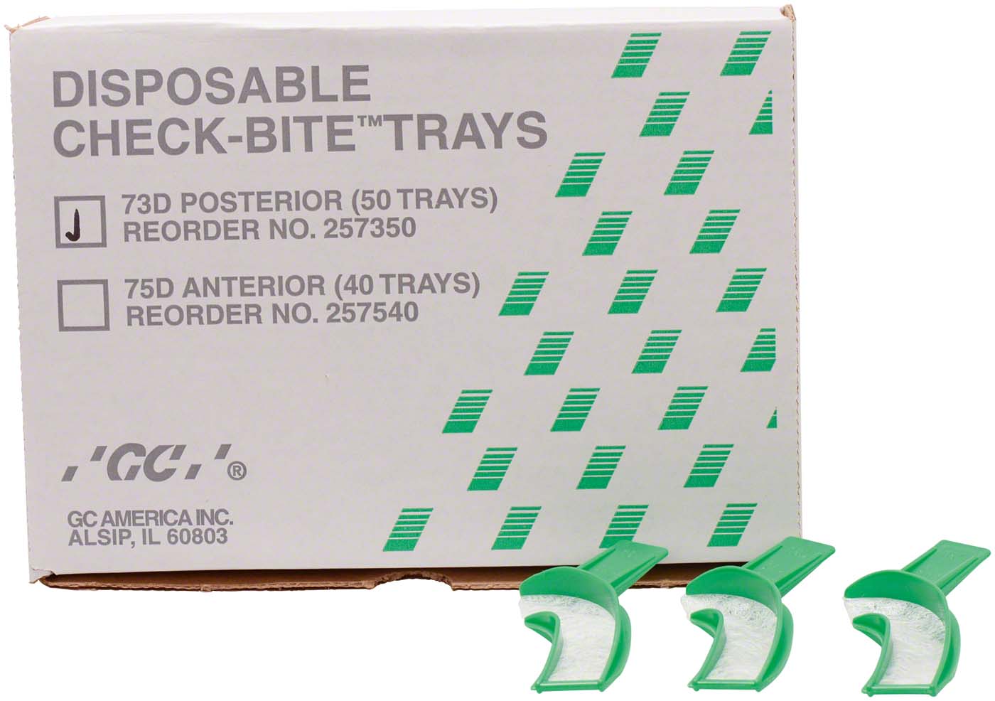 GC COE® Impression Tray Quetschbiß 50 Stück ohne Seiten, dreifach