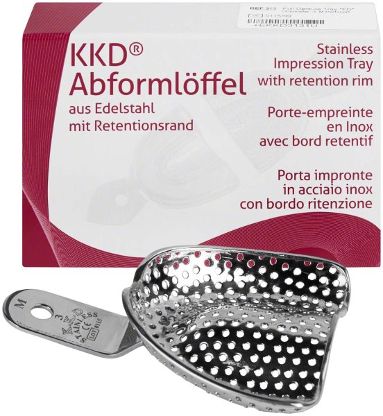KKD® Abformlöffel unbezahnt OK-3 FDM, perforiert