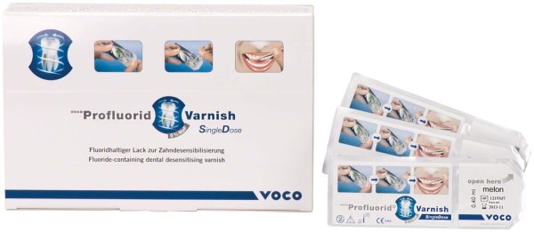 Profluorid® Varnish 50 x 0,4 ml Melone, Zubehör