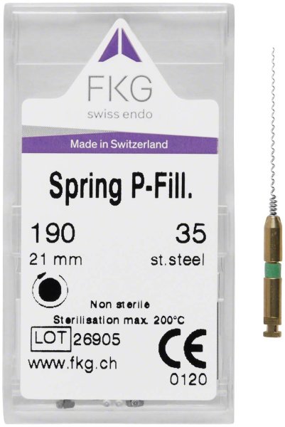 FKG Feder-Pastenstopfer 4 Stück 21 mm ISO 035
