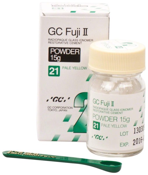GC Fuji II 15 g Pulver blassgelb B1