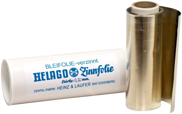 HELAGO Bleifolien verzinnt ca. 150 g, Stärke 0,3 mm