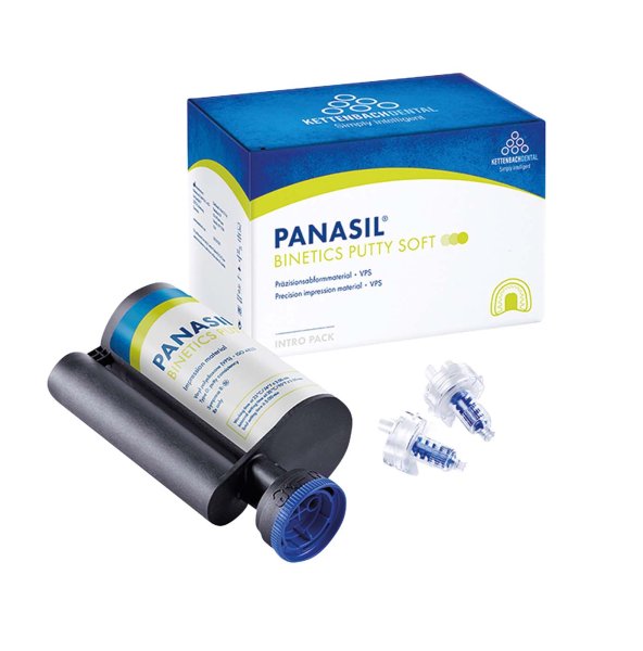 Panasil® binetics Putty **Intro Pack** 380 ml Doppelkartusche, 10 Dynamische Mischer, Soft