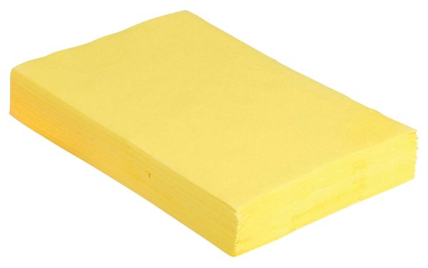 Monoart® Traypapier für Normtrays **Blisterpackung** 250 Stück 18 x 28 cm, gelb