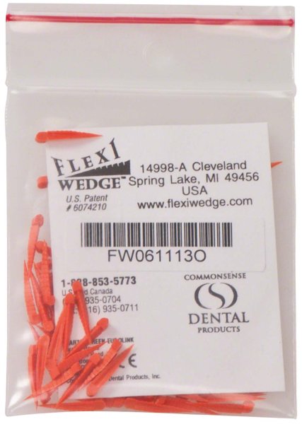 FLEXI WEDGES™ **Einführungspackung** 400 Stück (orange, blau, grün, lila, rot)