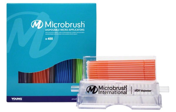 Microbrush® Applikatoren Plus Serie 400 Applikatoren gemischt, regulär 2 mm, 1 Dispenser