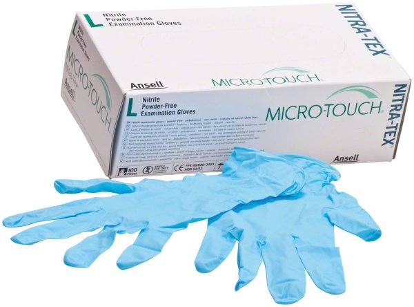 MICRO-TOUCH® Nitrax-Tex™ 100 Stück puderfrei, blau, L