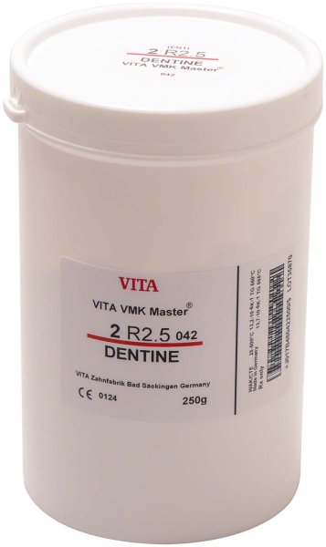 VITA VMK Master® VITA SYSTEM 3D-MASTER® 250 g Pulver dentine 2R2.5