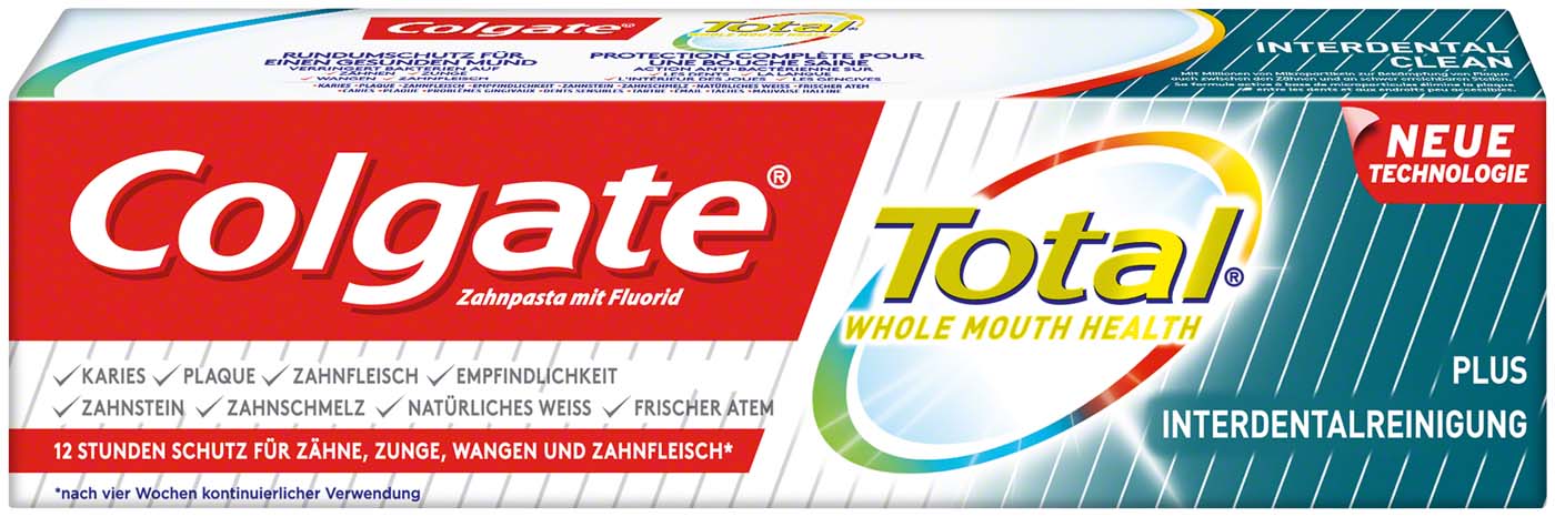 Colgate Total **Tube** 75 ml Original | Zahnreinigung - Zahnpasta ...