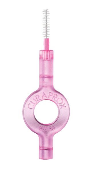 CURAPROX CPS prime handy **Beutel** 50 Stück 08 pink, Ø 3,2 mm, vormontiert