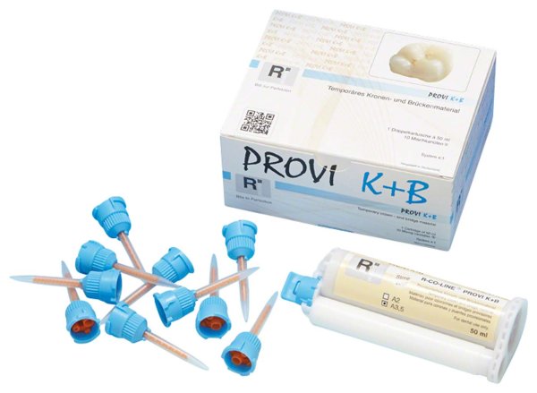 R-CO-LINE PROVI K+B 50 ml Doppelkartusche A3,5, 10 Mischkanülen PN