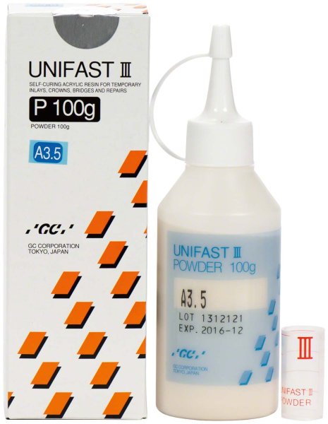GC UNIFAST III **Nachfüllpackung** 100 g Pulver A3,5