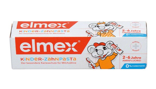 elmex® Kinder-Zahnpasta **Tube** 50 ml