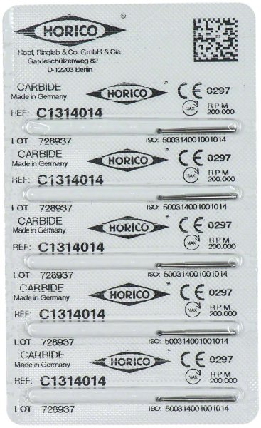 HM-Bohrer C1 5 Stück FG, Figur 001, ISO 014