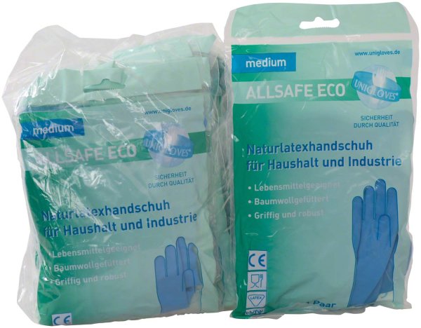 ALLSAFE ECO 12 Paar blau, M