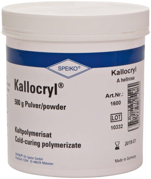 Kallocryl® A/C 500 g Pulver hellrosa, A