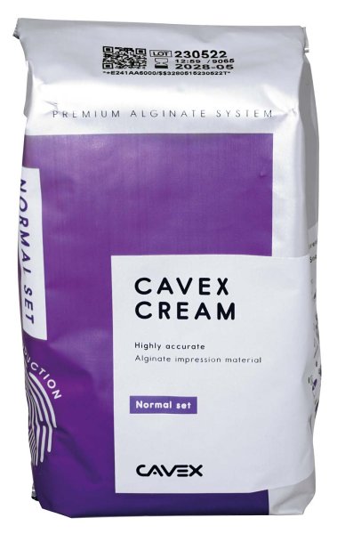 CAVEX Cream Alginate **Beutel** 500 g Normal Set bubble-gum, purple