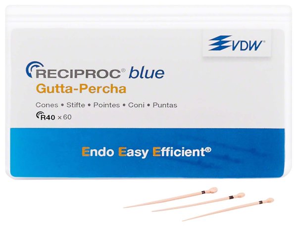 RECIPROC® blue Guttaperchaspitzen 60 Stück ISO 040